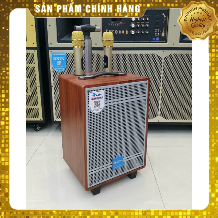 Loa Kéo AZPRO 310 Bass 25 - Loa kẹo kéo Hát Karaoke Cao Cấp Vỏ Gỗ Tặng Kèm 2 Mic Không Dây [new]