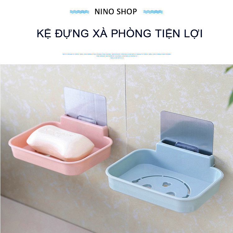 Khay để xà bông dán tường hình mặt cười
