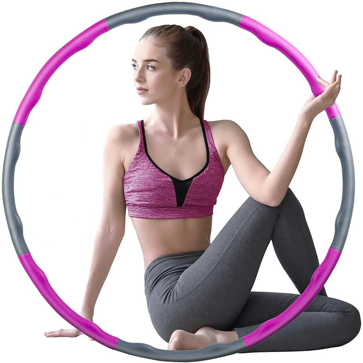 Vòng Lắc Eo Foam Hula Hoop Cao Cấp Cho Vòng Eo Thon Gọn