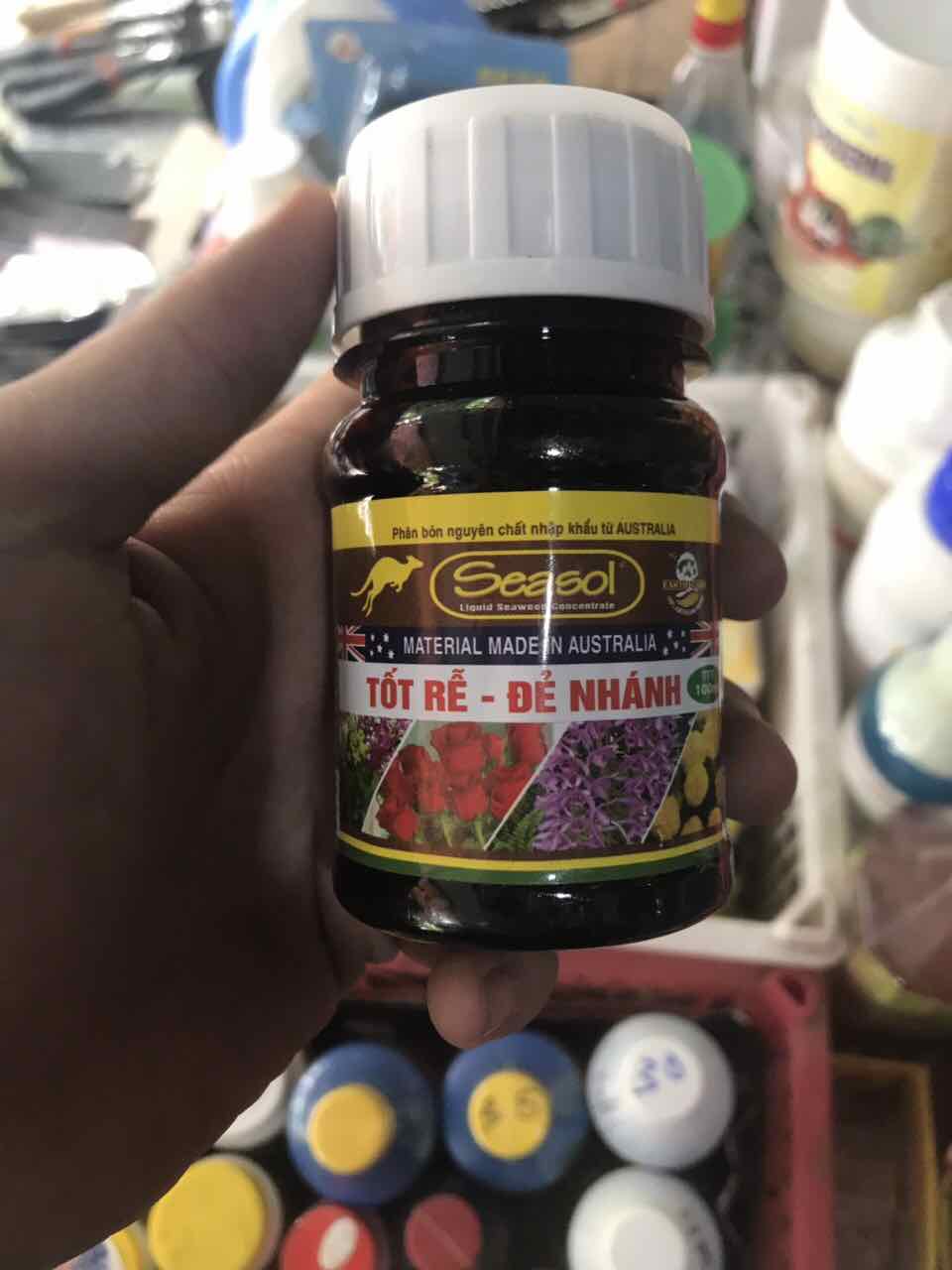 Phân bón lá tảo biển seasol tốt rễ đẻ nhánh 100ml