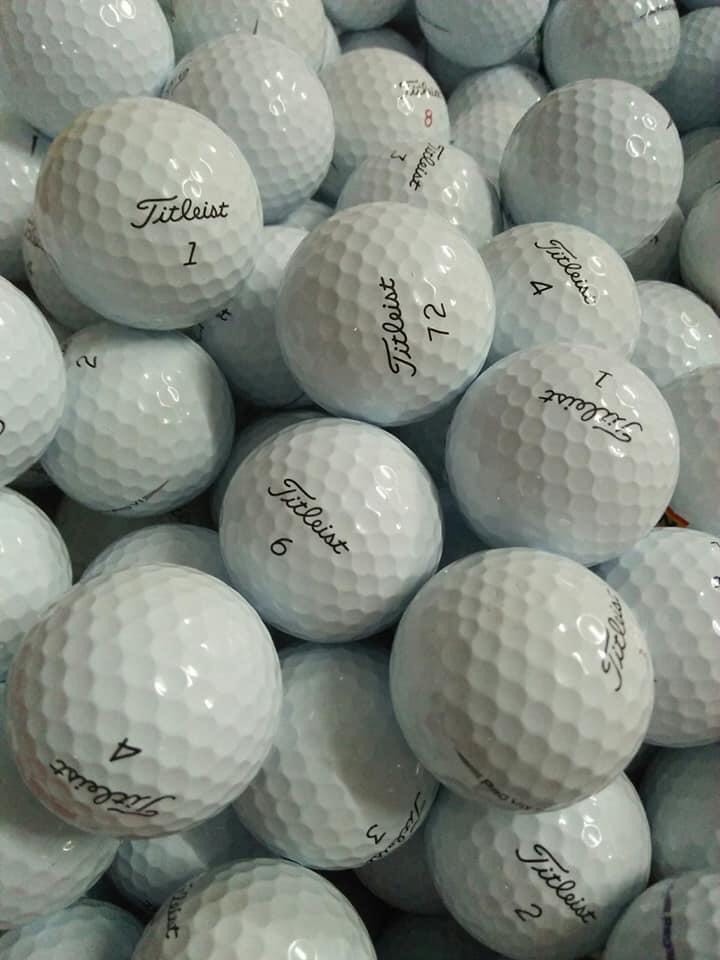Combo 10 Bóng Golf màu trắng - LOGO PGM ( loại mới và đã s.ử d.ụng)