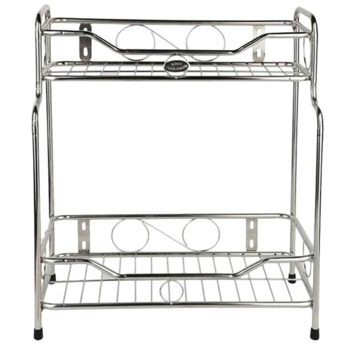 [HCM]Kệ Gia Vị đứng 2 tầng Inox đẹp