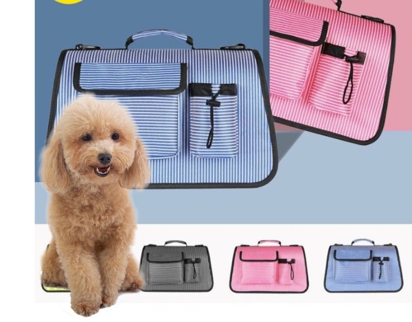 Túi cứng vận chuyển chó mèo – Túi vải có túi ( 4711831) (3 size)- túi đựng chó mèo dưới 7kg