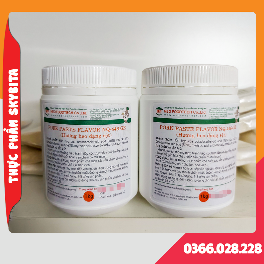 Hương thịt heo dạng sệt chuyên dùng cho xúc xích, chả lụa, nước dùng
