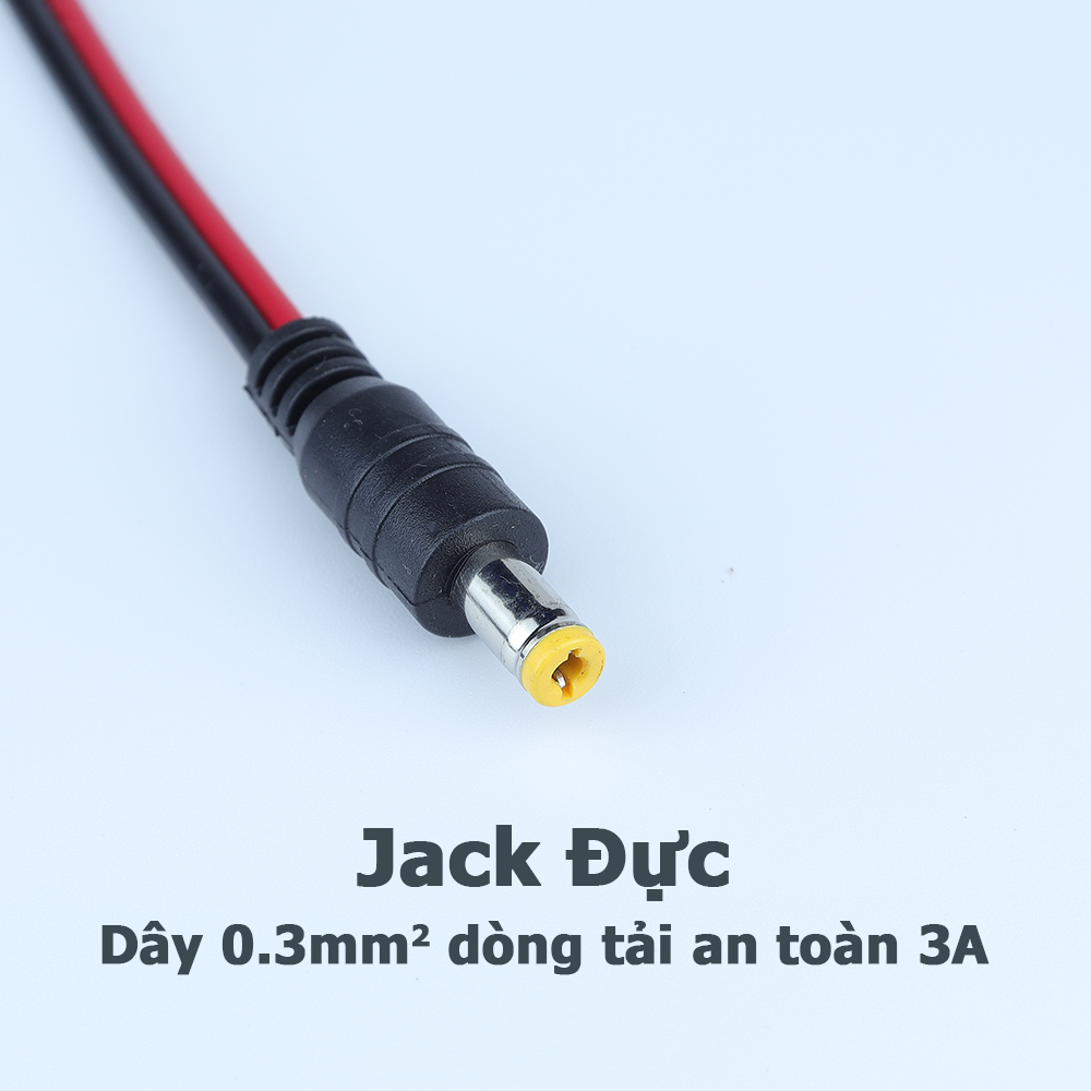 Dây nguồn DC Jack đực cái 5.5*2.1mm