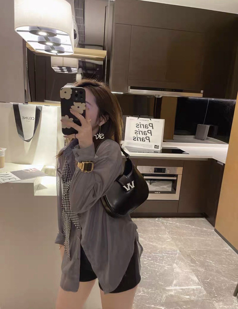 Túi kẹp nách WANG size 22cm Fullbox