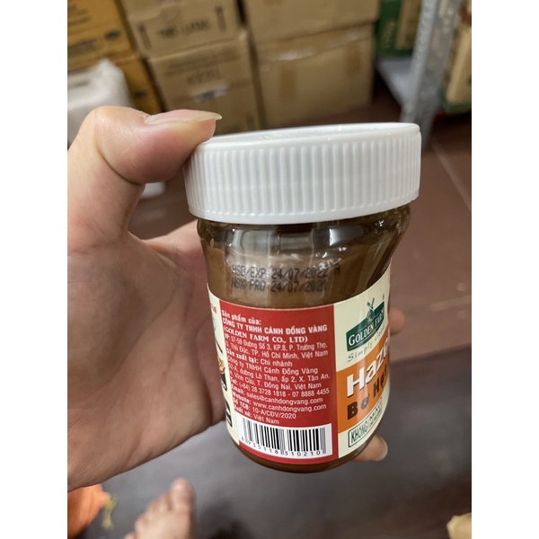 Bơ hạt phỉ Golden Farm 170g, 340g