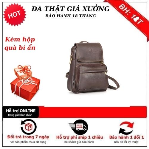Balo da nữ  Lee 1S nâu cafe
