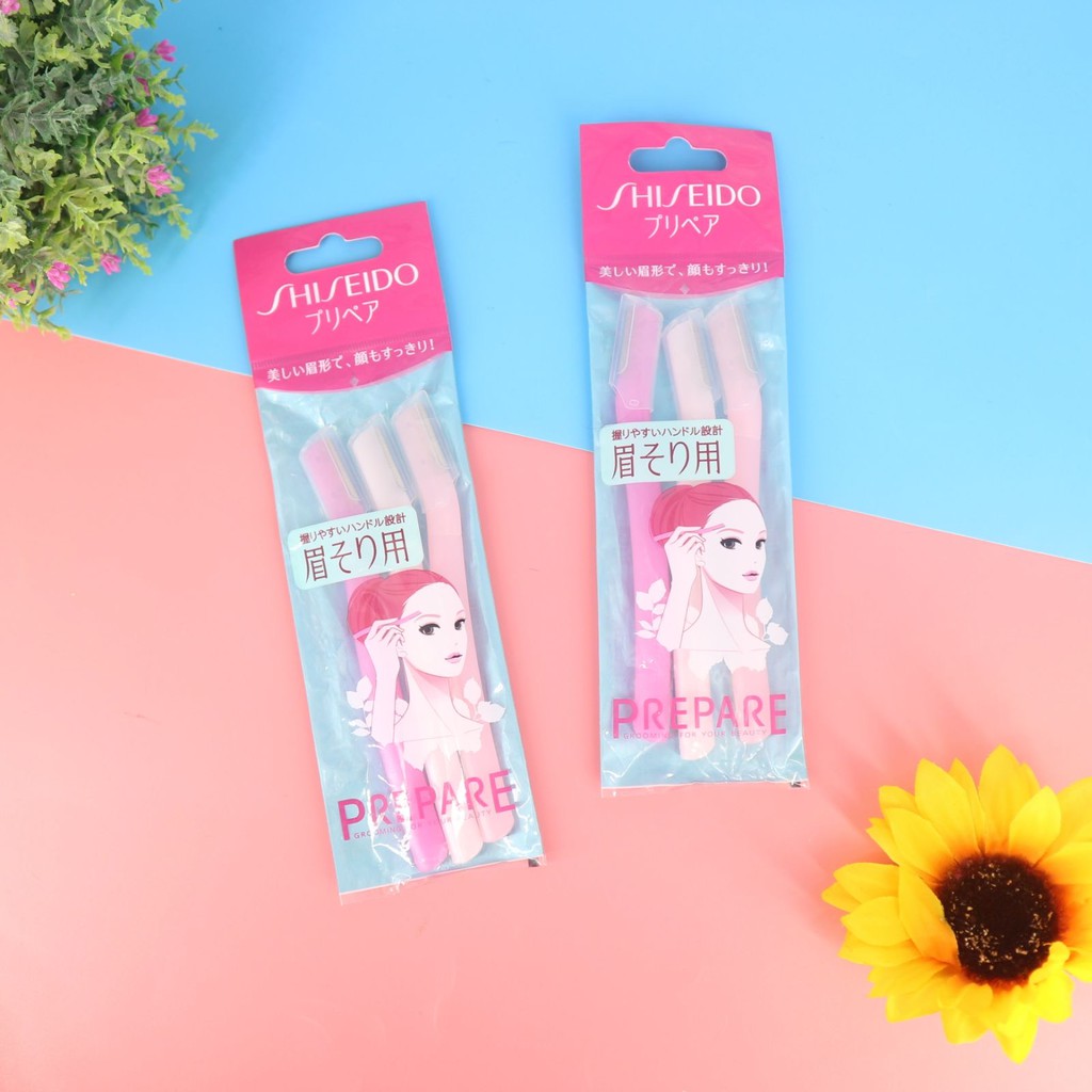 [HCM]Bộ 3 Dao Cạo Shiseido Nhật Bản