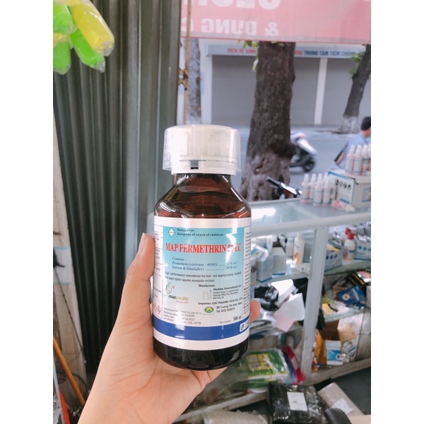 Thuốc diệt muỗi nhập khẩu Anh Quốc MAP PERMETHRIN 50EC - chai 500ml