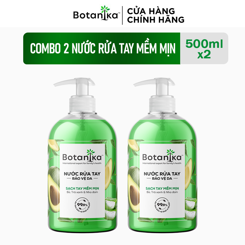 Combo of 2 Botanika Soft and Smooth Hand Sanitizer/Cooking 500ml