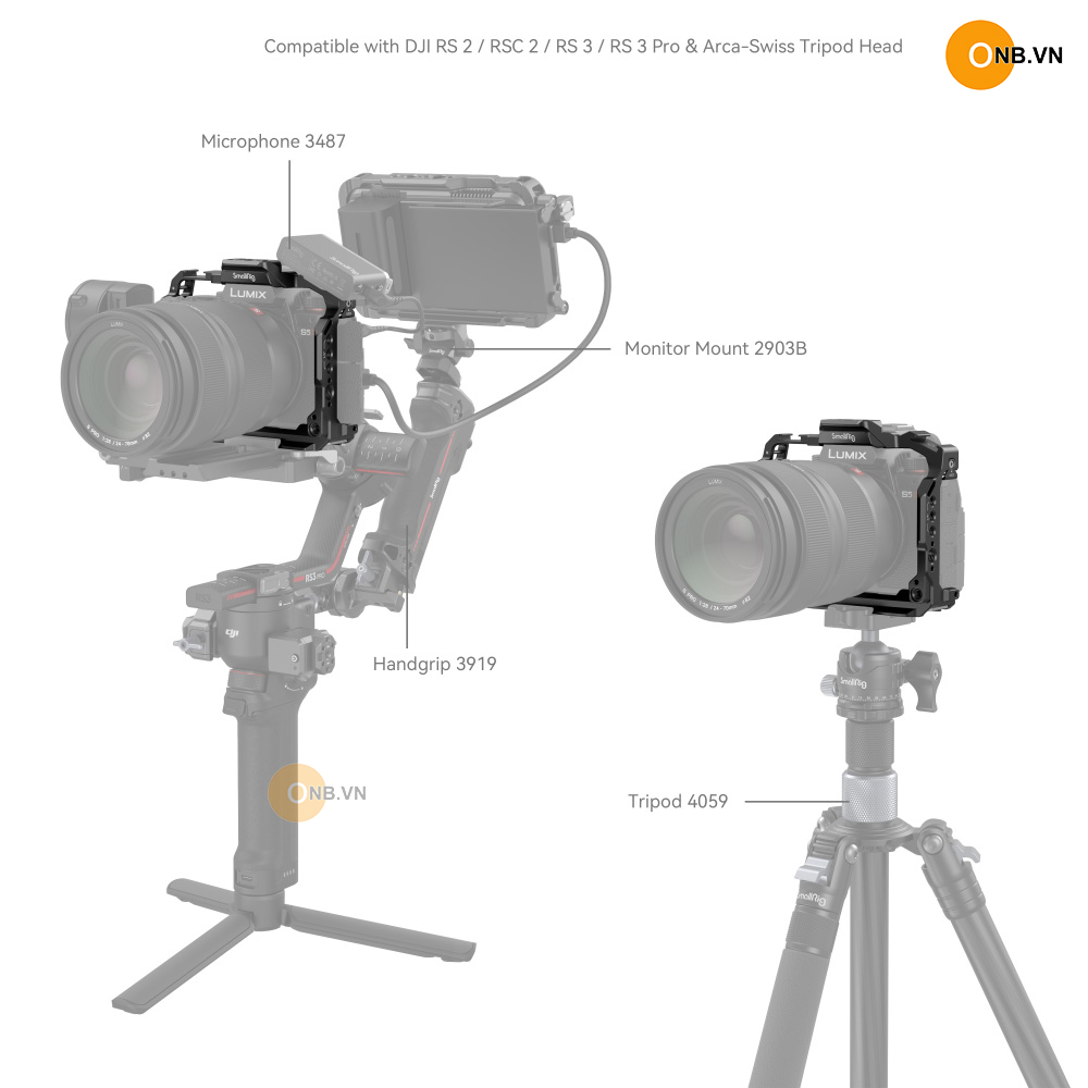 SmallRig Cage Panasonic Lumix G9II S5II S5IIX 4022