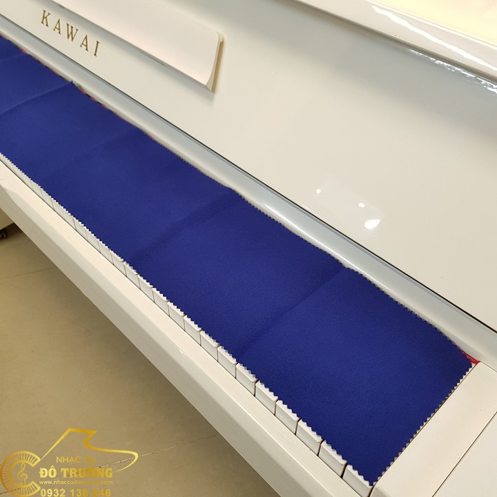 Khăn Phủ Phím Đàn Piano màu xanh dương