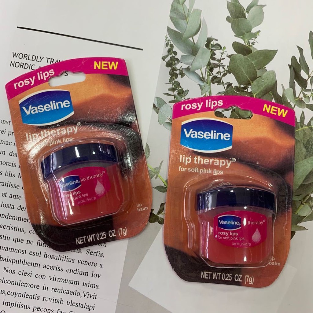 [HCM]Vaseline Dưỡng Môi - Sáp dưỡng môi Vaseline Lip Therapy 7g - Đỏ.