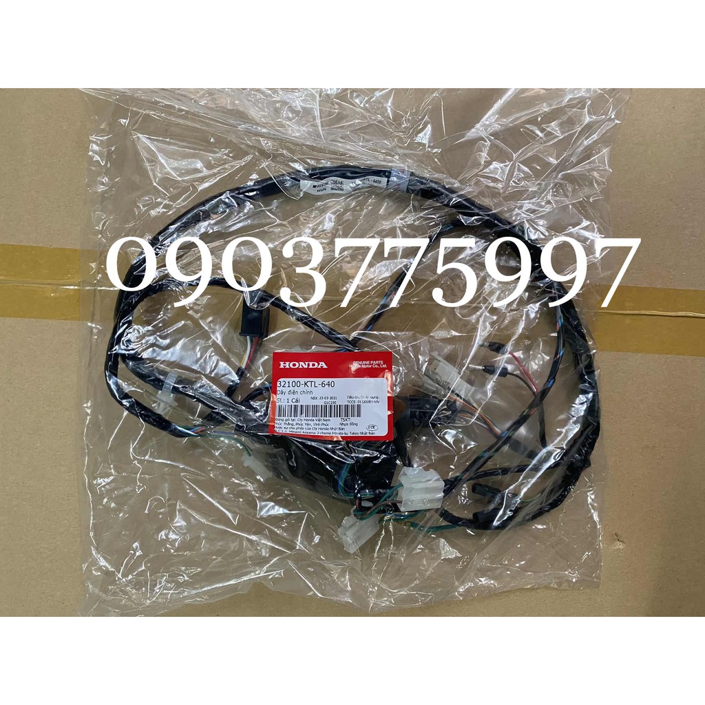 [HÀNG_CHÍNH_HÃNG] Dây điện chính WAVE A100 , Dây điện sườn WAVE A 100 RS