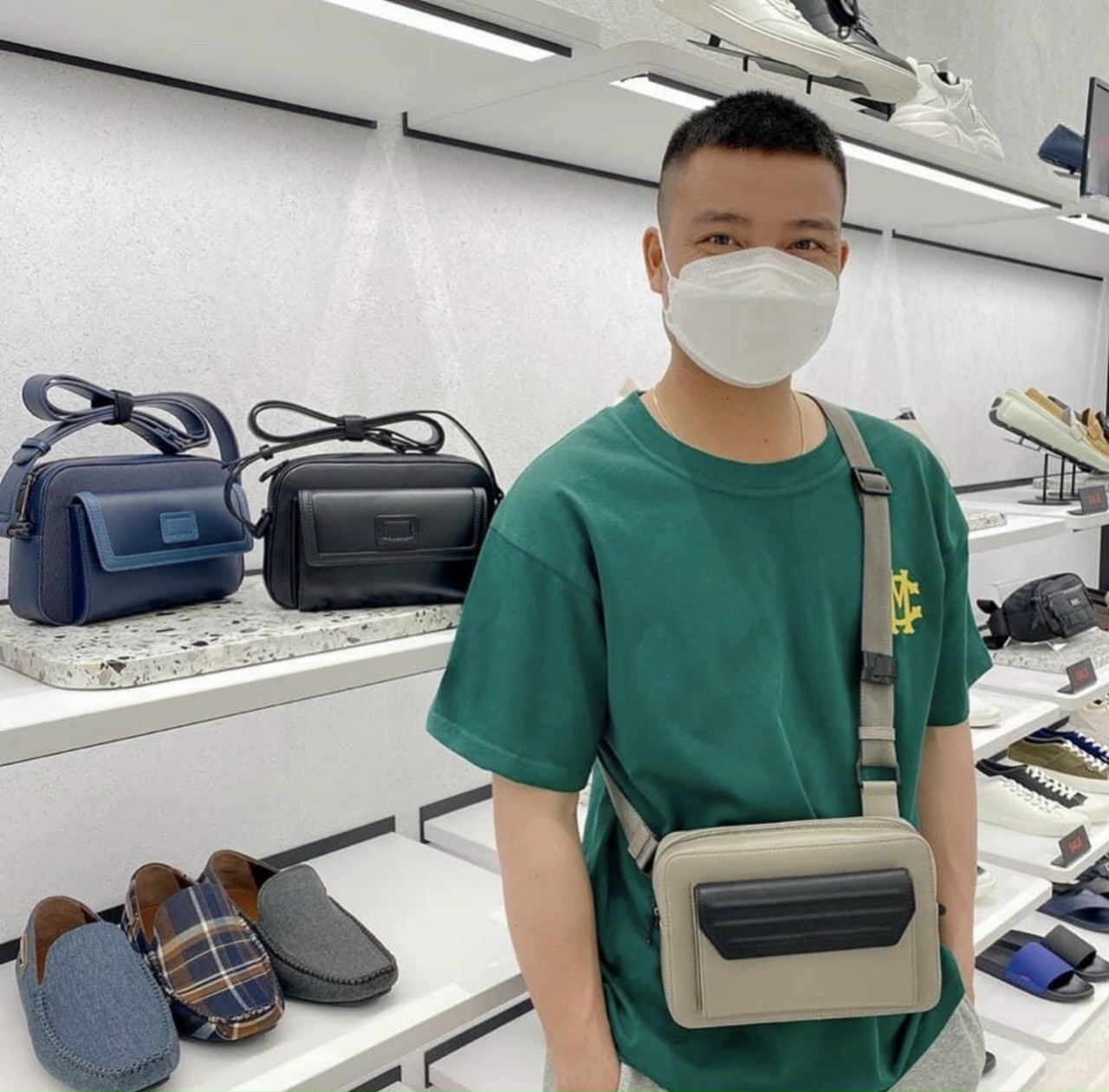 Túi đeo chéo nam cao cấp PM-25210206