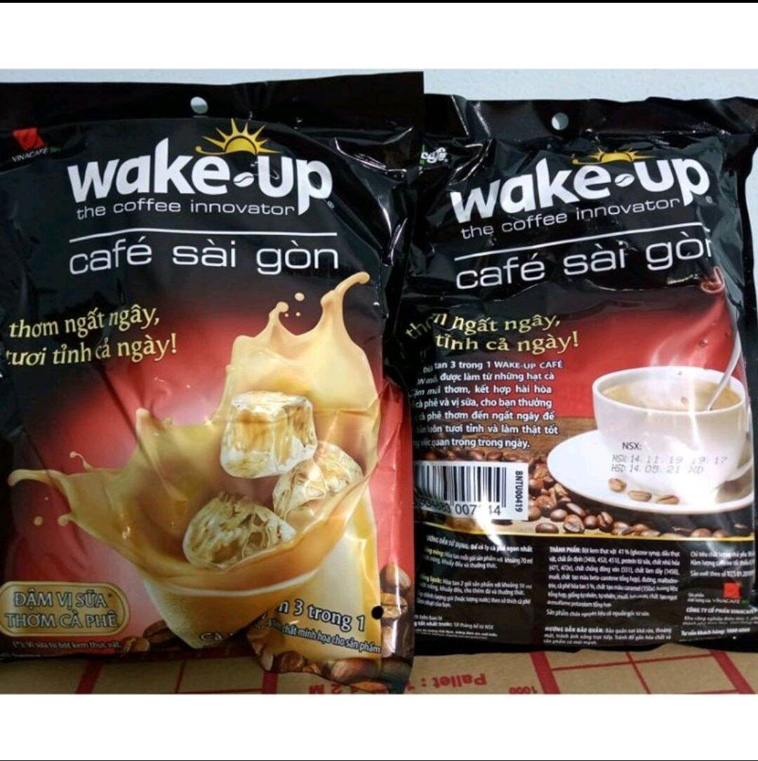 Cà phê sữa Wake up Cafe Sài gòn bịch 24 gói