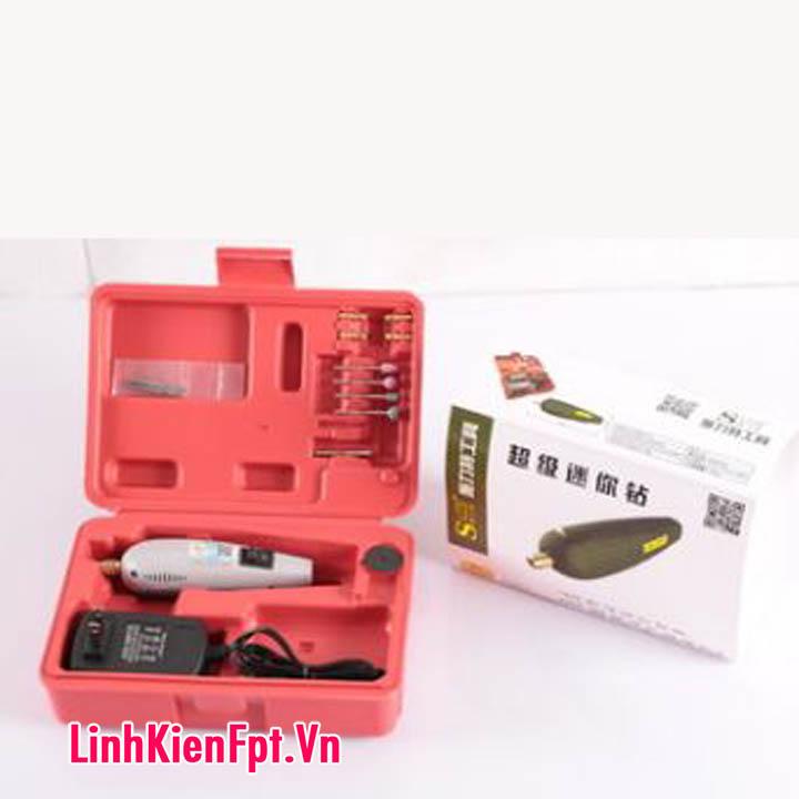 Máy khoan mini 12V Kèm Nguồn