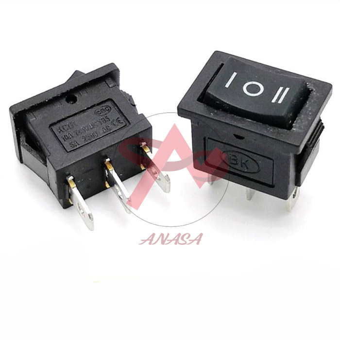 Công Tắc Bập Bênh KCD1-103 6A 250V 3 Chế Độ