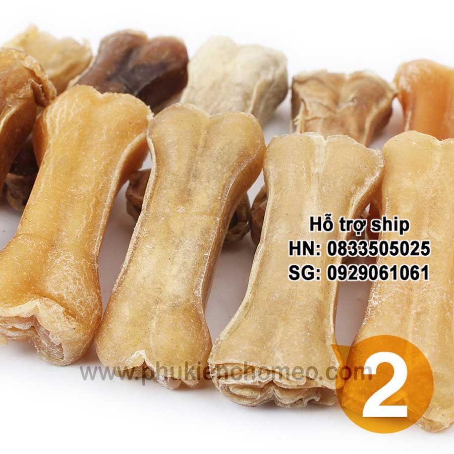 Hanpet - Xương chó gặm – Xương da DOOG (túi 10 xương ống nhỏ) ( 4711824)