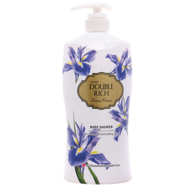 Sữa tắm dưỡng ẩm Double Rich Hoa Iris 800g
