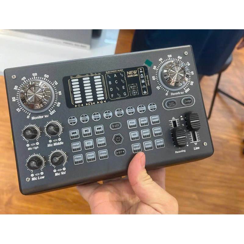 Bộ Soundcard C100 kèm nguồn 48V