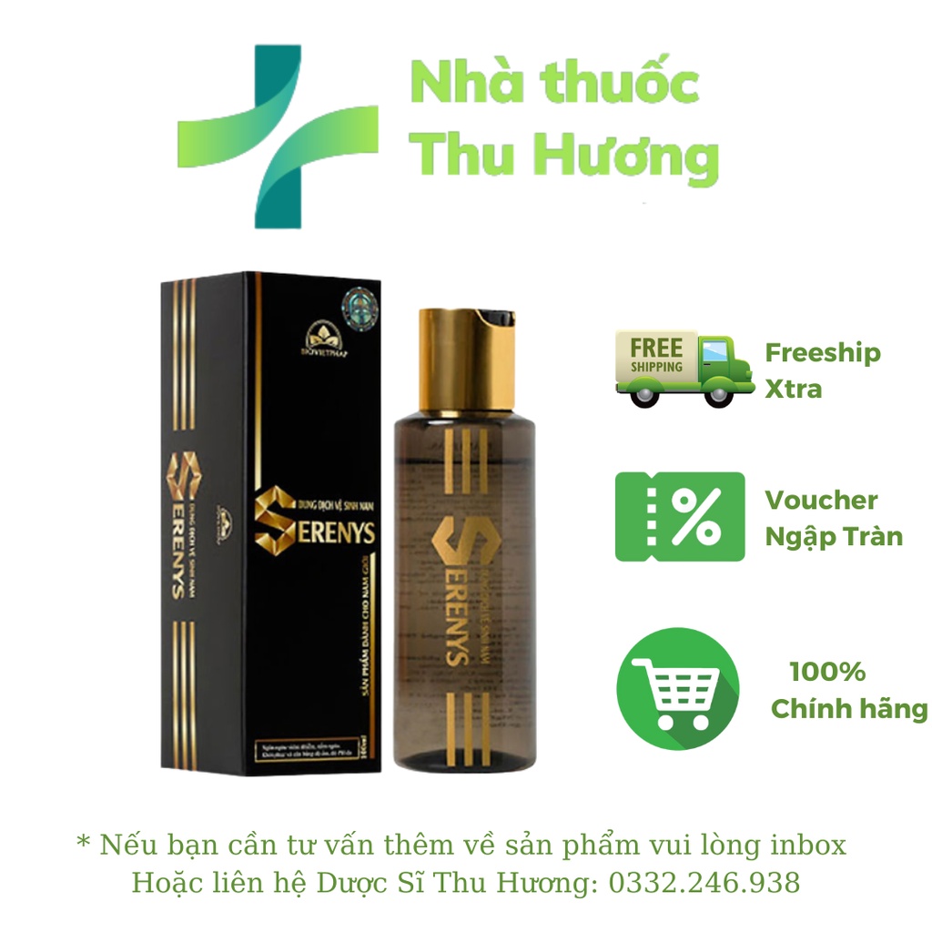 Dung dịch vệ sinh nam Serenys - Nhà thuốc Thu Hương
