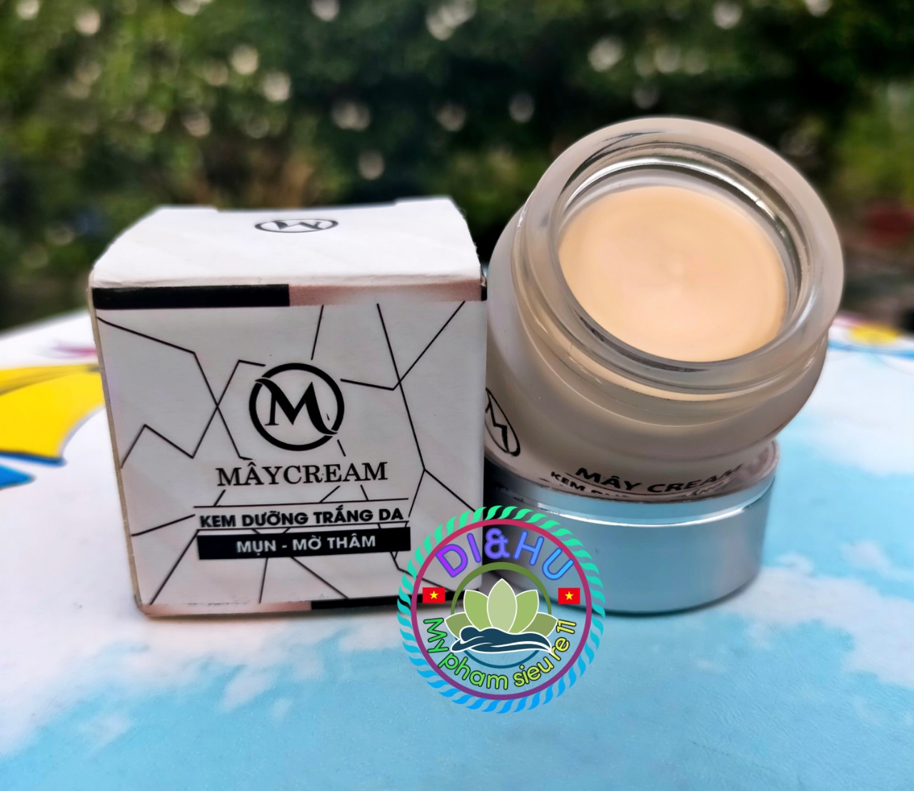 KEM FACE TRẮNG DA MÂY CREAM  (nắp bạc)