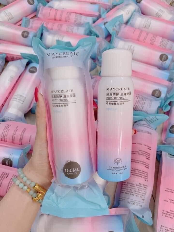 Xịt chống nắng maycreate Makup body