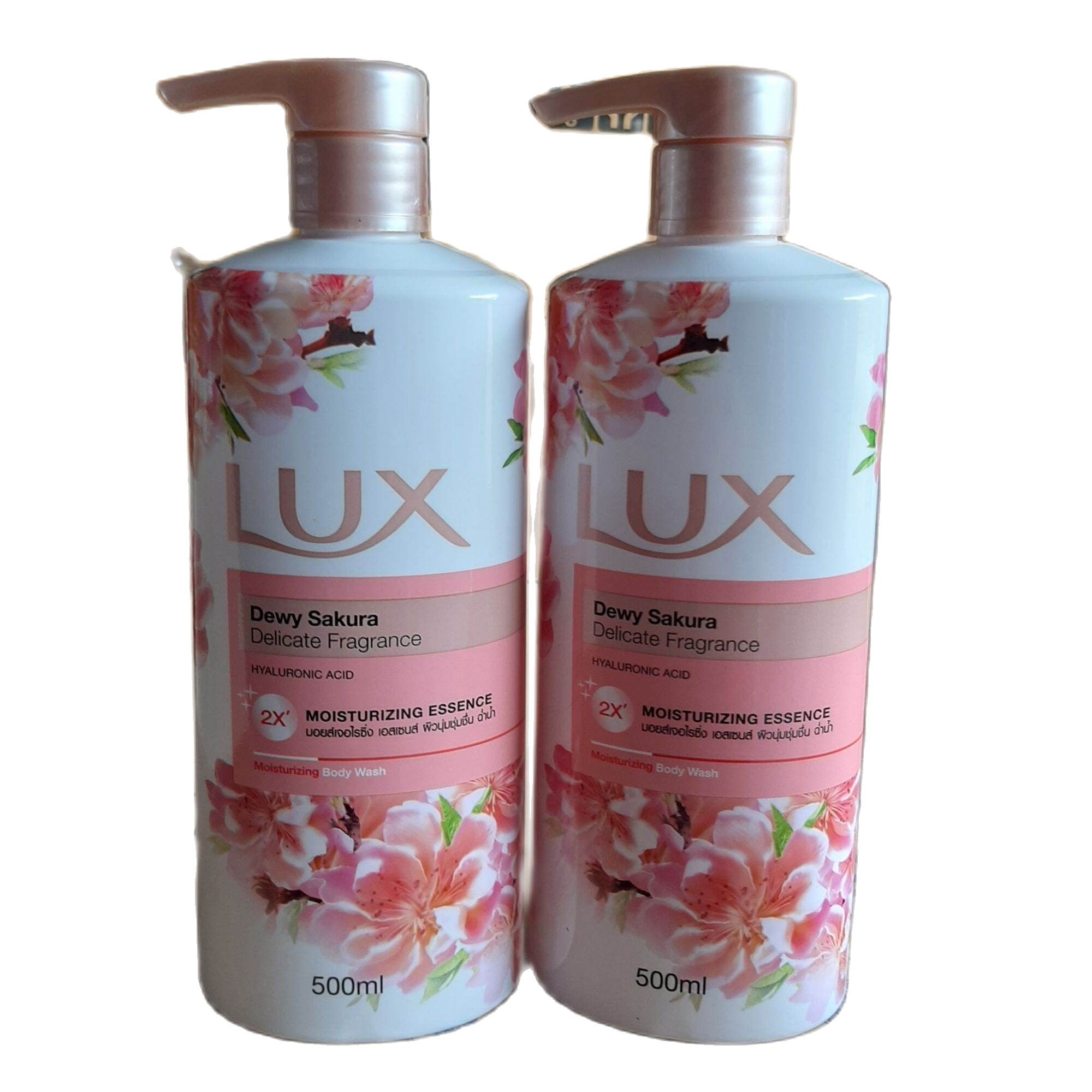 (Sét 2 chai) Sữa tắm lux Thái Lan 500ml hương  trà sakura