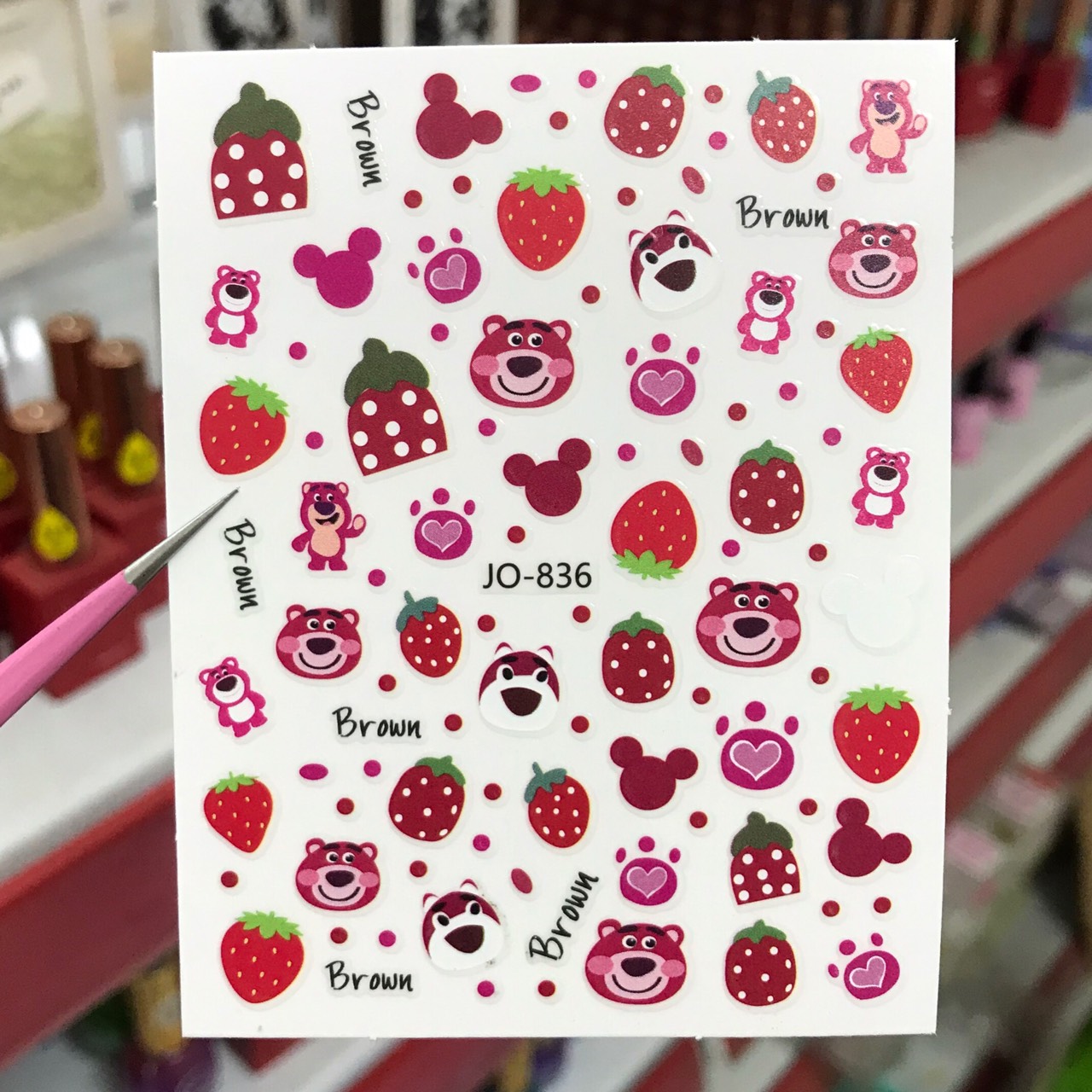 Sticker Dán Móng Hoạt Hình, Dễ Thương - Sugar Nails