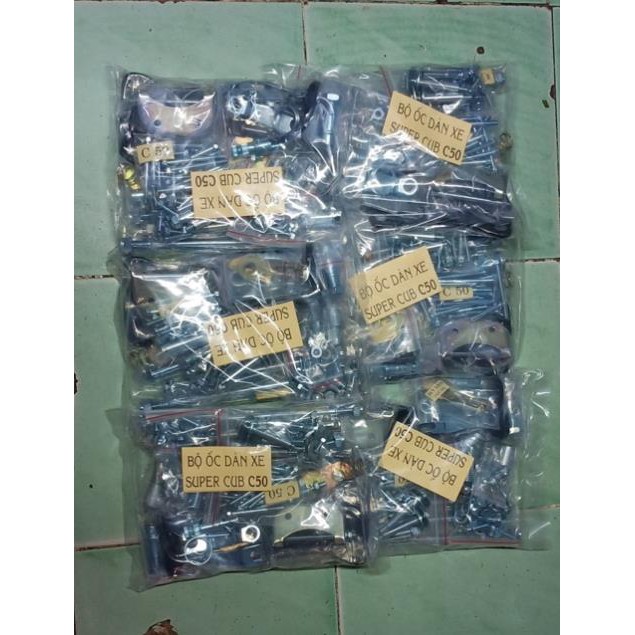 Full Bộ Ốc Dàn Xe SUPER CUP C50
