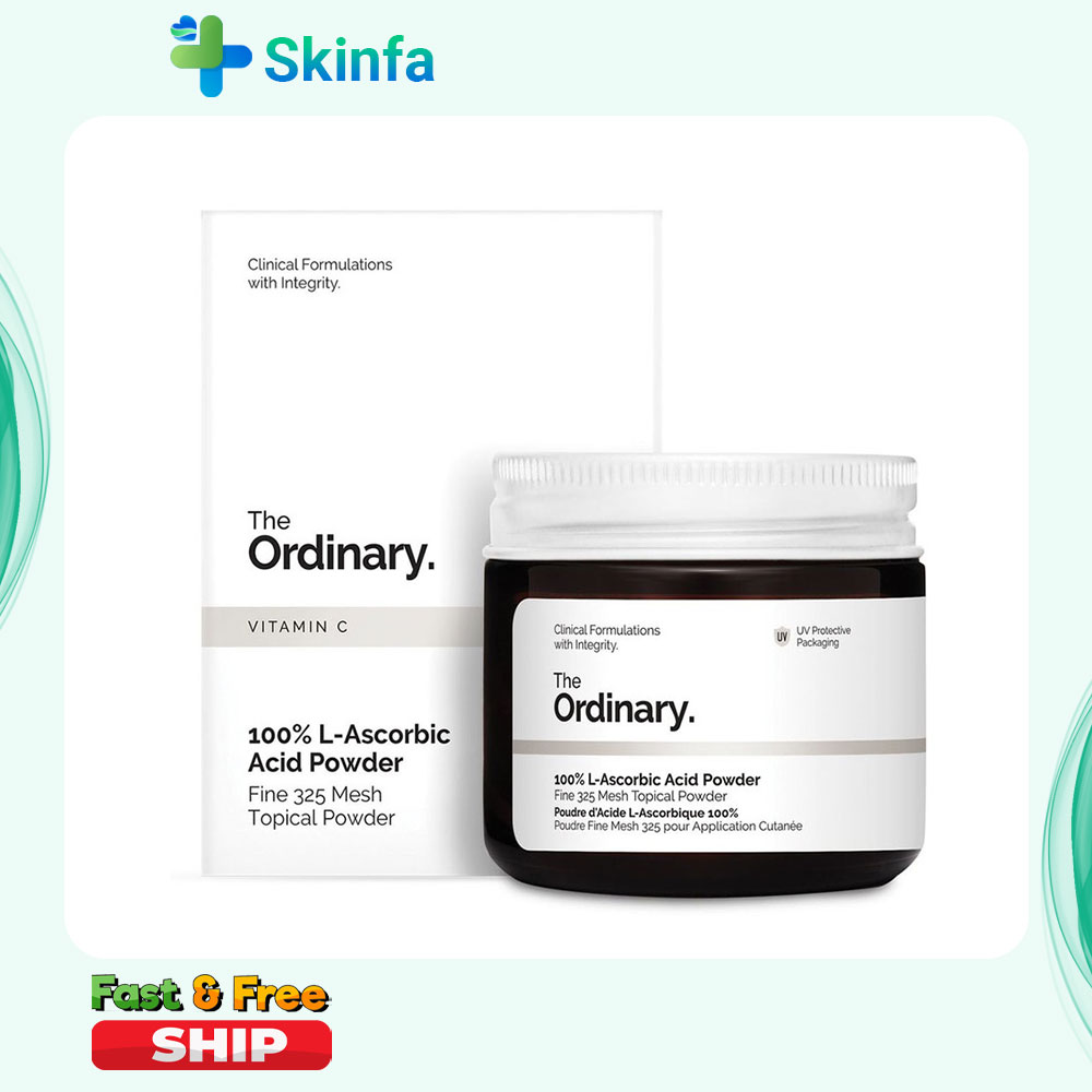 Bột Vitamin C The Ordinary 100% L-Ascorbic Acid Powder 20g