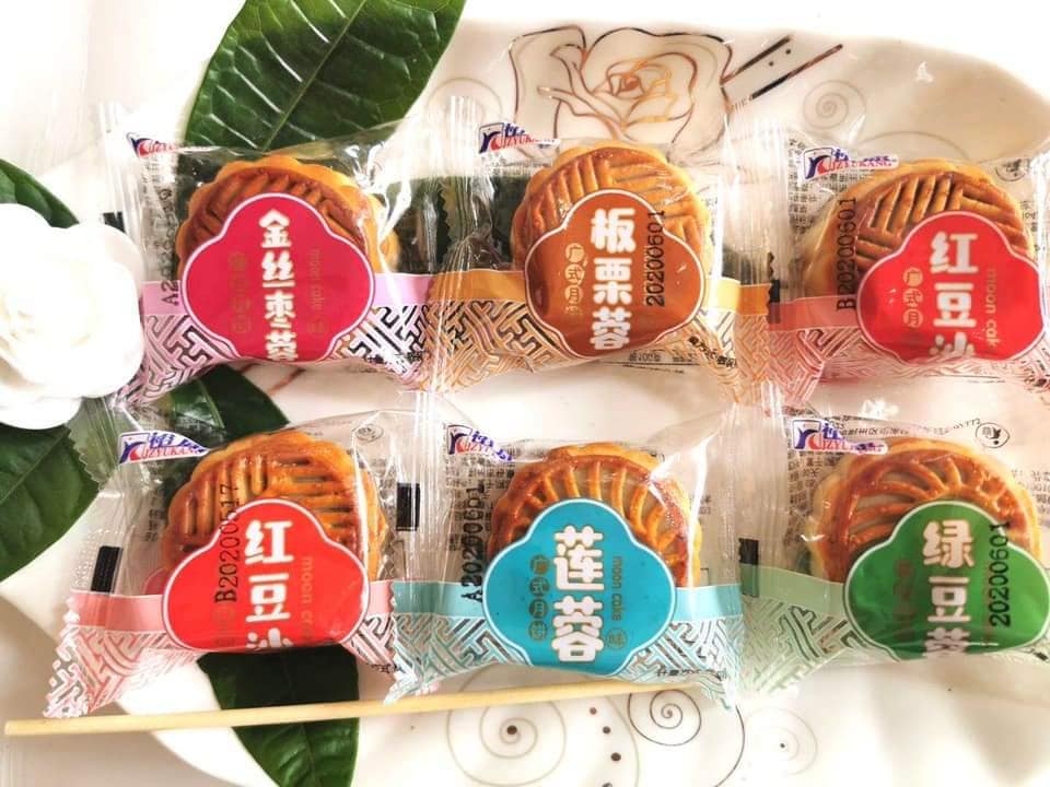 1kg bánh trung thu mini mix vị