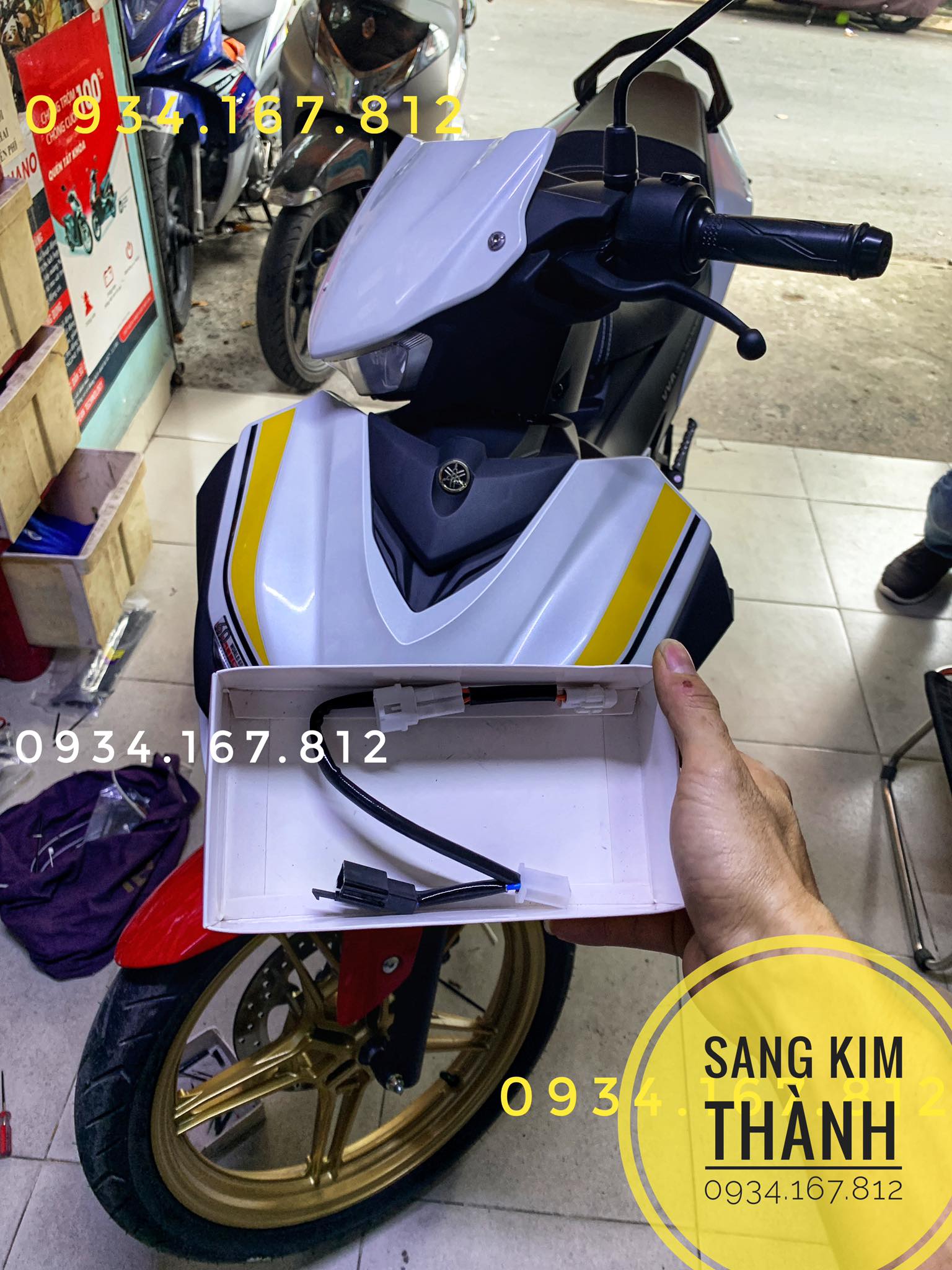 Mạch Bật Đèn Pha Giữ Đèn Cos xe Exciter 155 vva