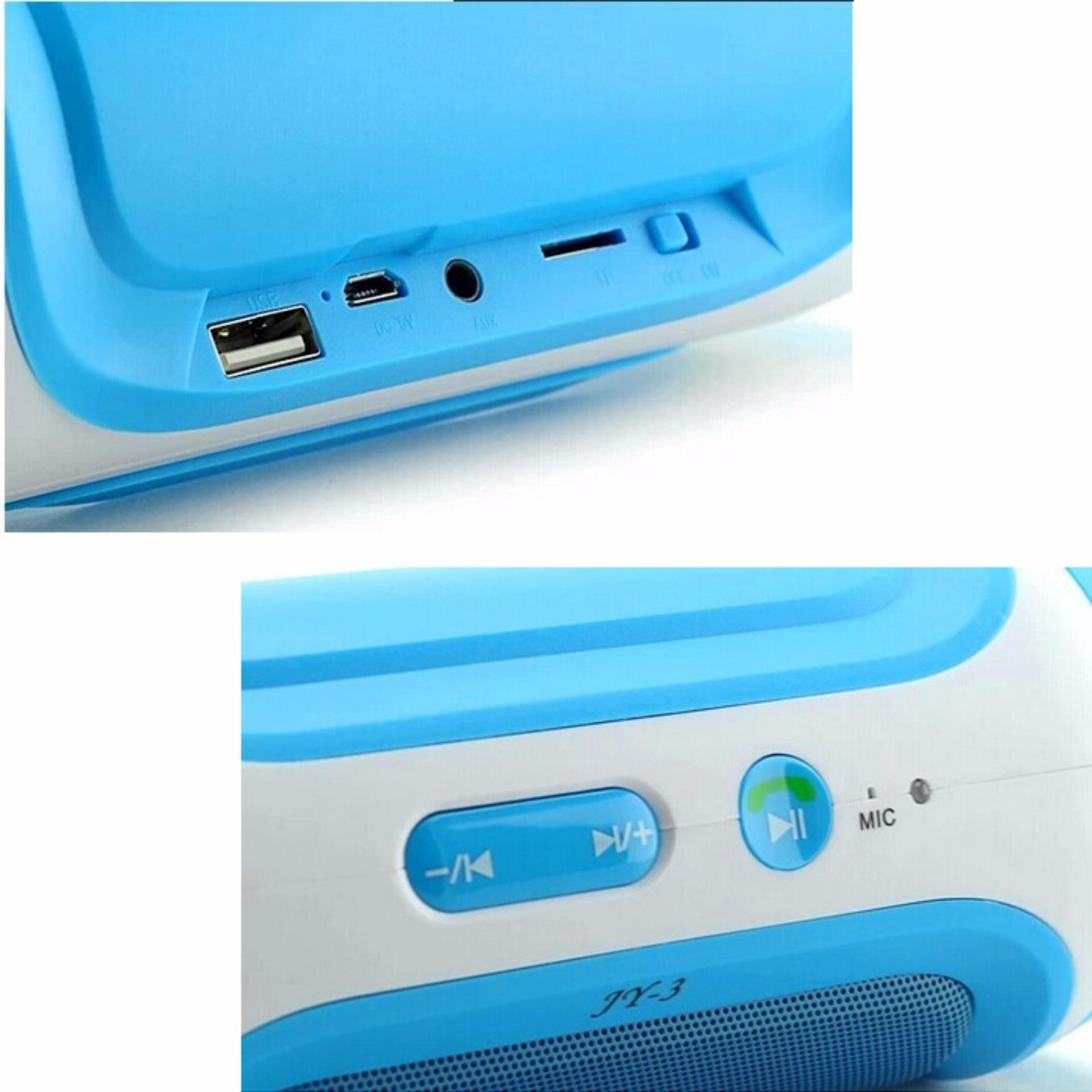 Loa Bluetooth mini JY-3 (Xanh) + Tặng 1 cốc sạc NT 1A - Nhất Tín Computer