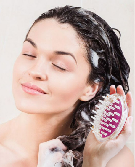 Lược Gội Đầu Massage Silicon