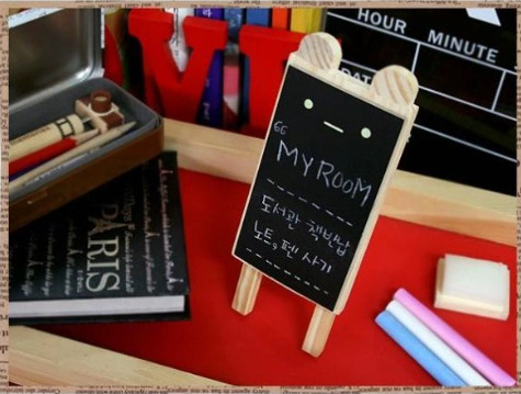 Bảng gỗ mini để bàn (kích thước: 7cm x 17cm) - 01 chiếc