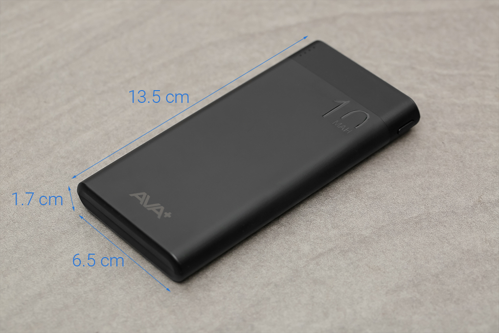 Pin sạc dự phòng Polymer 10000mAh AVA+ JP208(Like new)