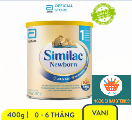 Sữa bột Similac HMO 1 Lon 400g (0-6 tháng tuổi) - HSD luôn mới