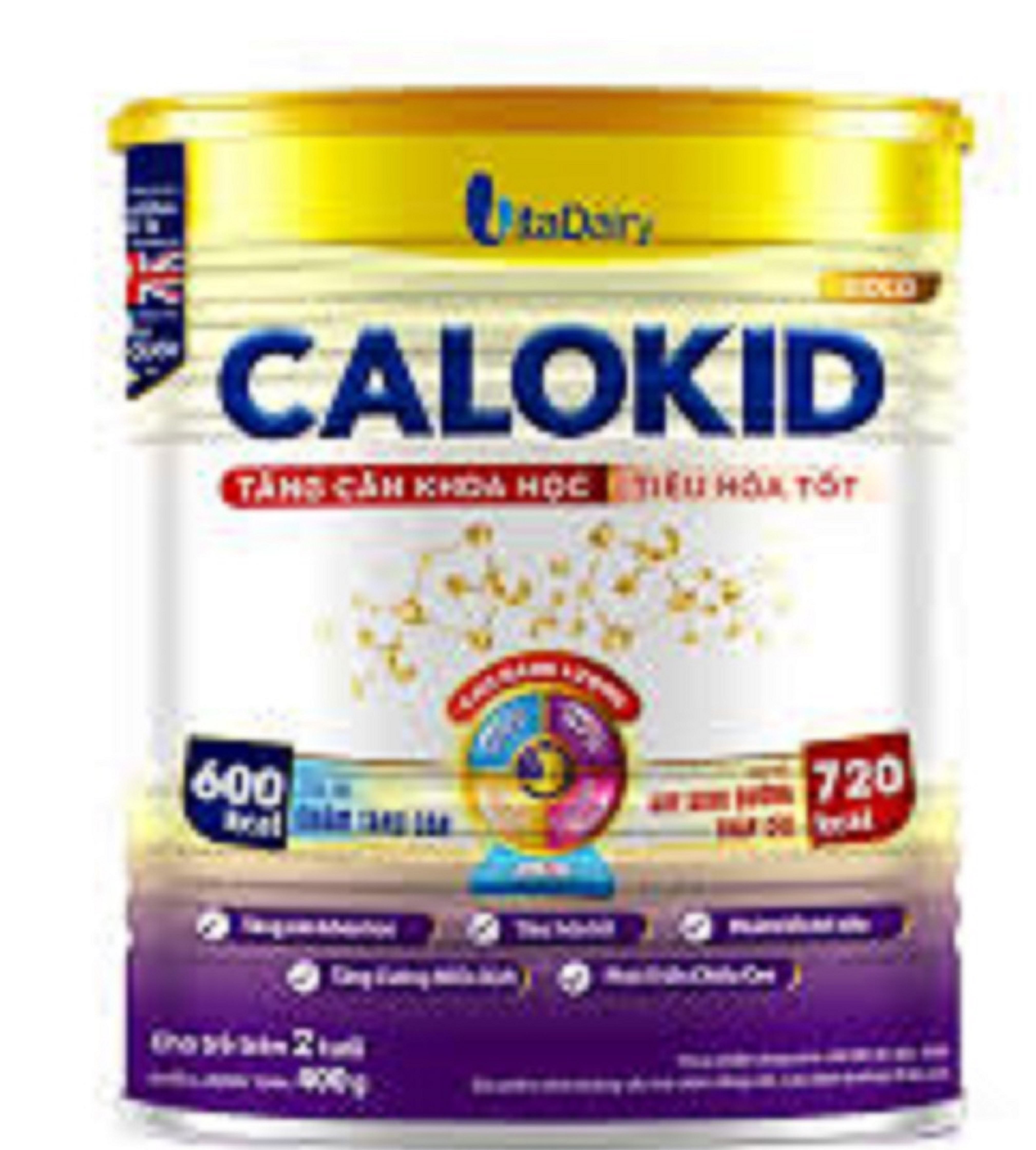Sữa Calokid Gold 900g (trẻ biếng ăn 1 – 10 tuổi)