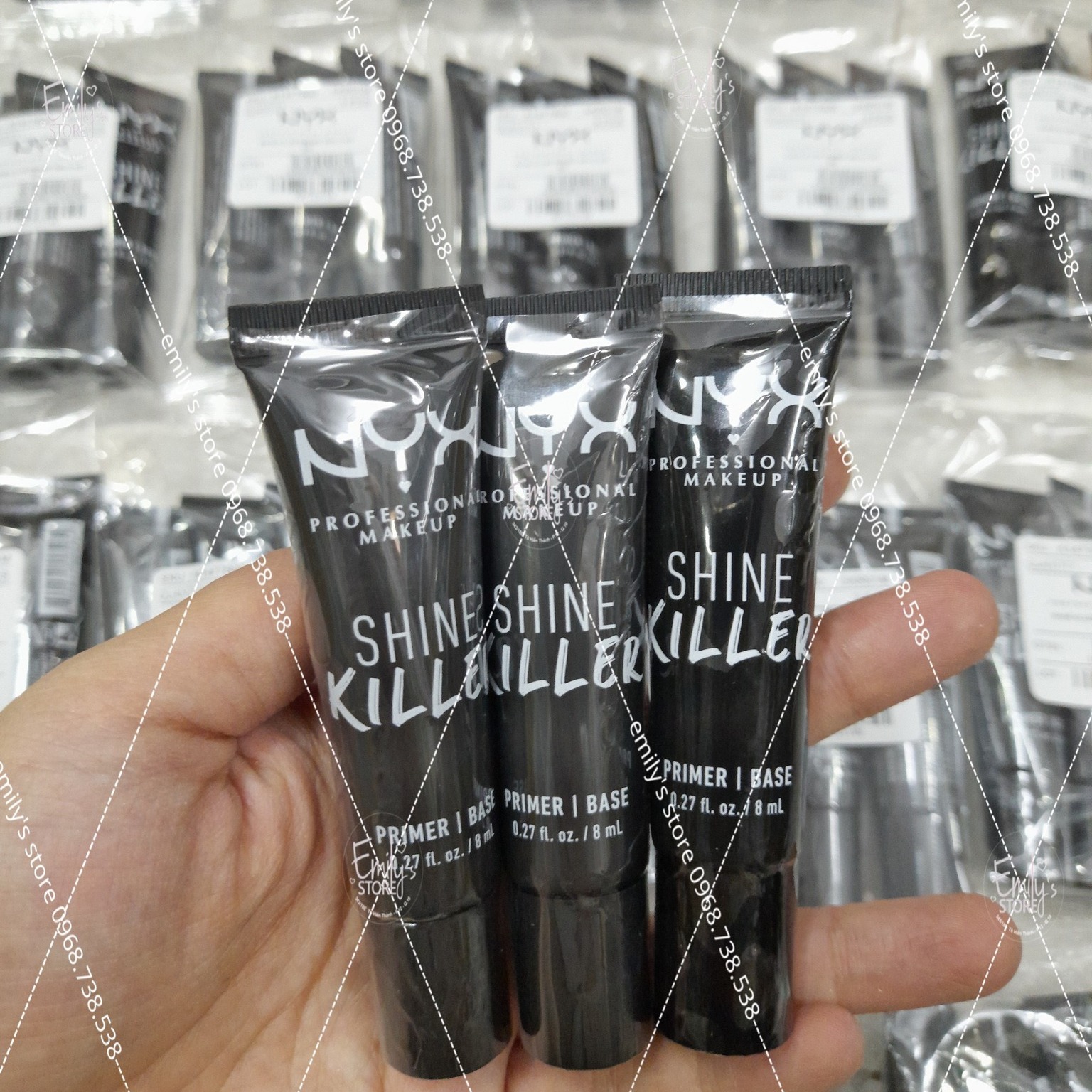 (No box) Kem lót kiềm dầu NYX Shine Killer