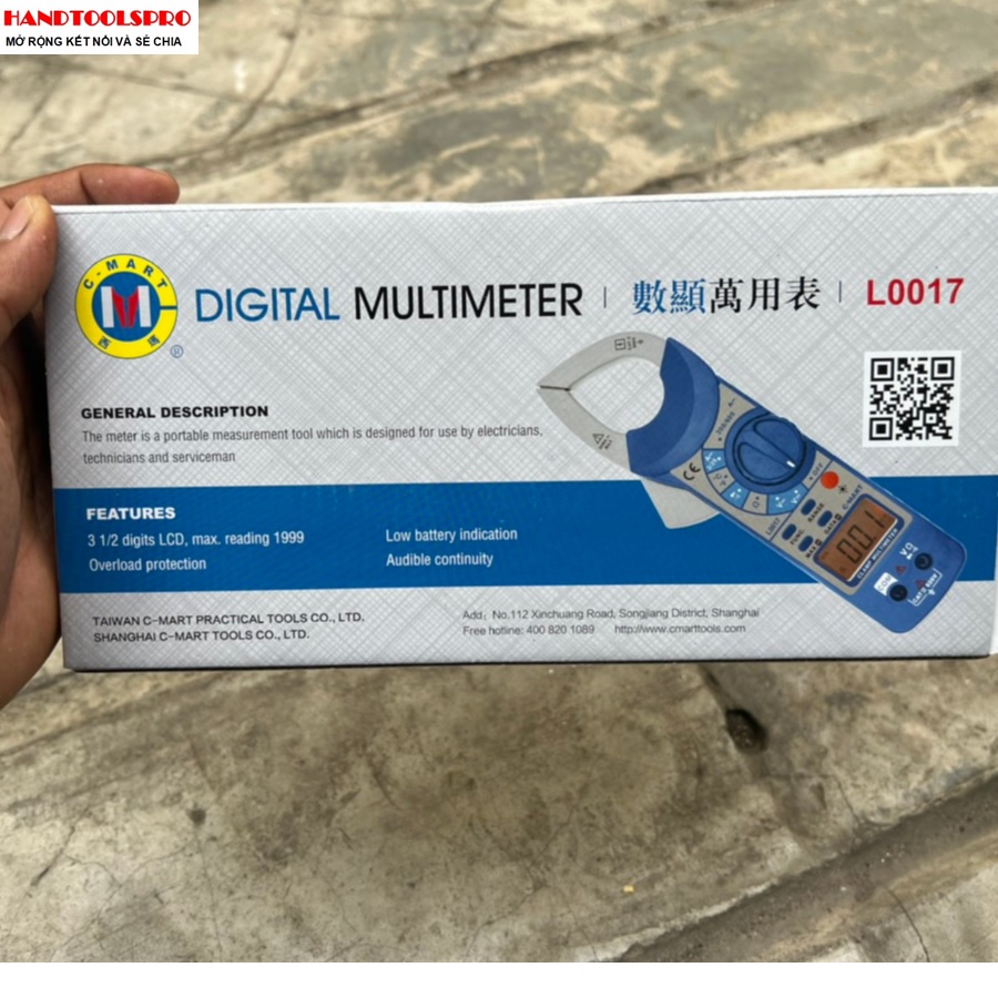 Ampe kìm đo AC kỹ thuật số L0017 C-MART