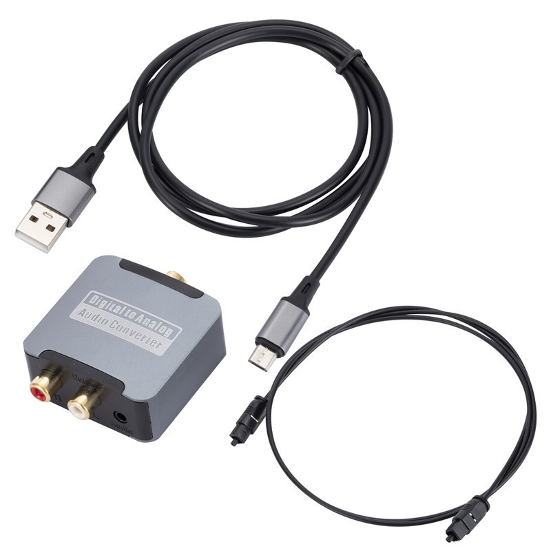 Cáp chuyển đổi âm thanh kỹ thuật số sang analog cáp quang sang âm thanh analog 3,5MM