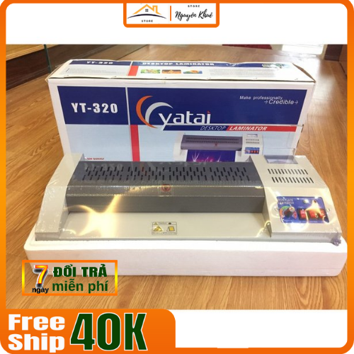 Máy ép Plastic YT - 320 khổ A3, 4 Rullo - Máy ép ảnh (cam kết HÀNG CHÍNH HÃNG)