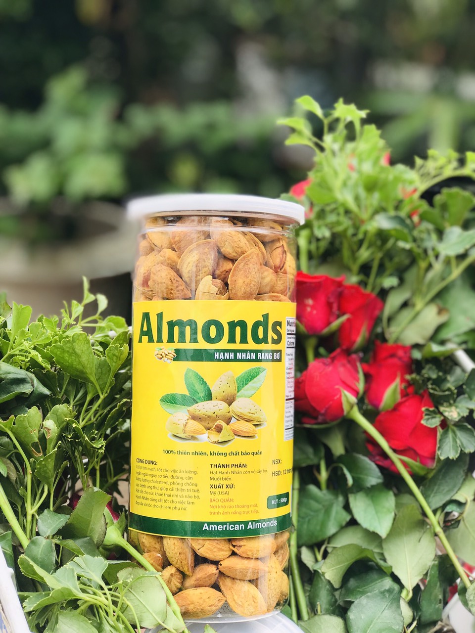Hạnh Nhân Rang Bơ Nhập Khẩu Mỹ Thơm Ngậy (Hộp 500Gr)