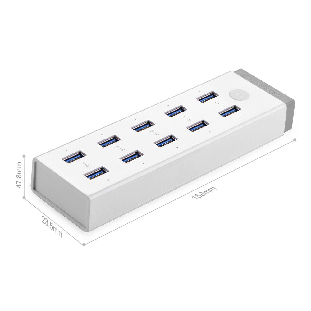 Bộ chia USB 10 cổng tốc độ cao chuẩn 3.0 cao cấp Ugreen 20297