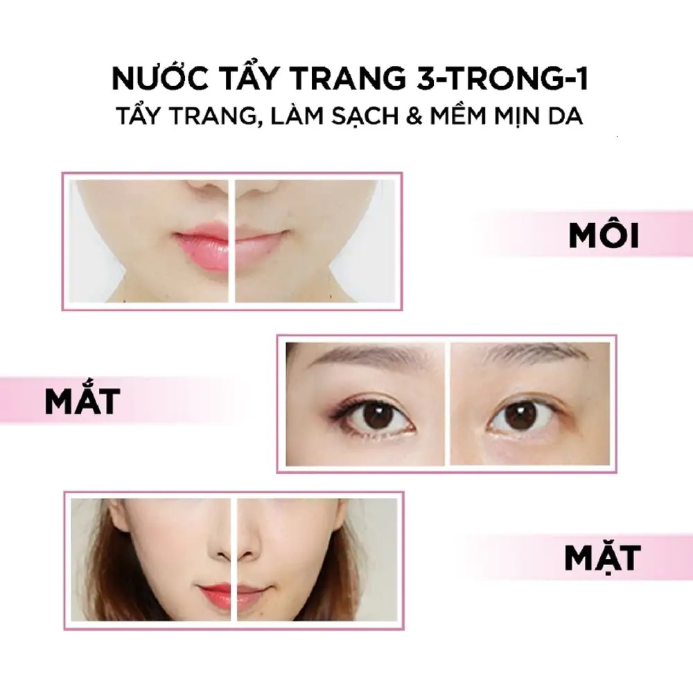 Nước tẩy trang Loreal - L'Oreal Paris 3-in-1 Micellar Water