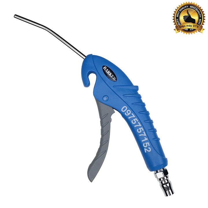 Dụng cụ xịt hơi, xì khô thân nhựa cao cấp, mỏ cong Barker 100mm