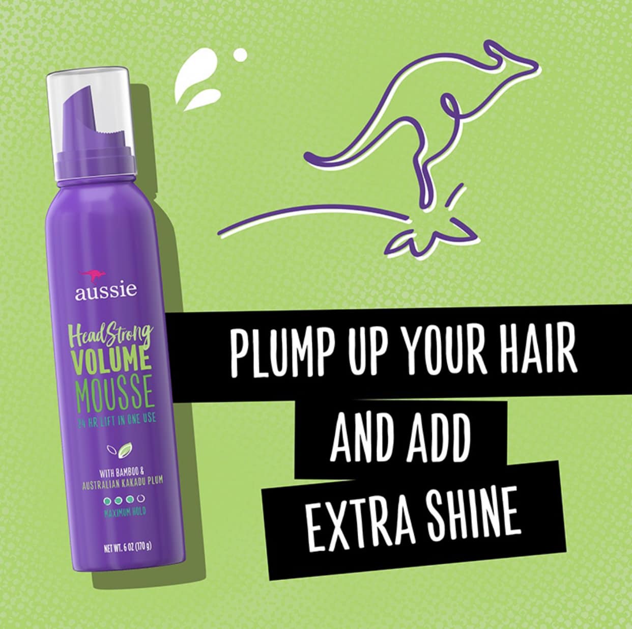 Mousse làm phồng và tạo kiểu tóc bồng bềnh aussie mousse volume 170g của mỹ - sản phẩm được yêu thích trên thị trường, chất lượng hàng đầu, khách yêu quan tâm ủng hộ shop nhé